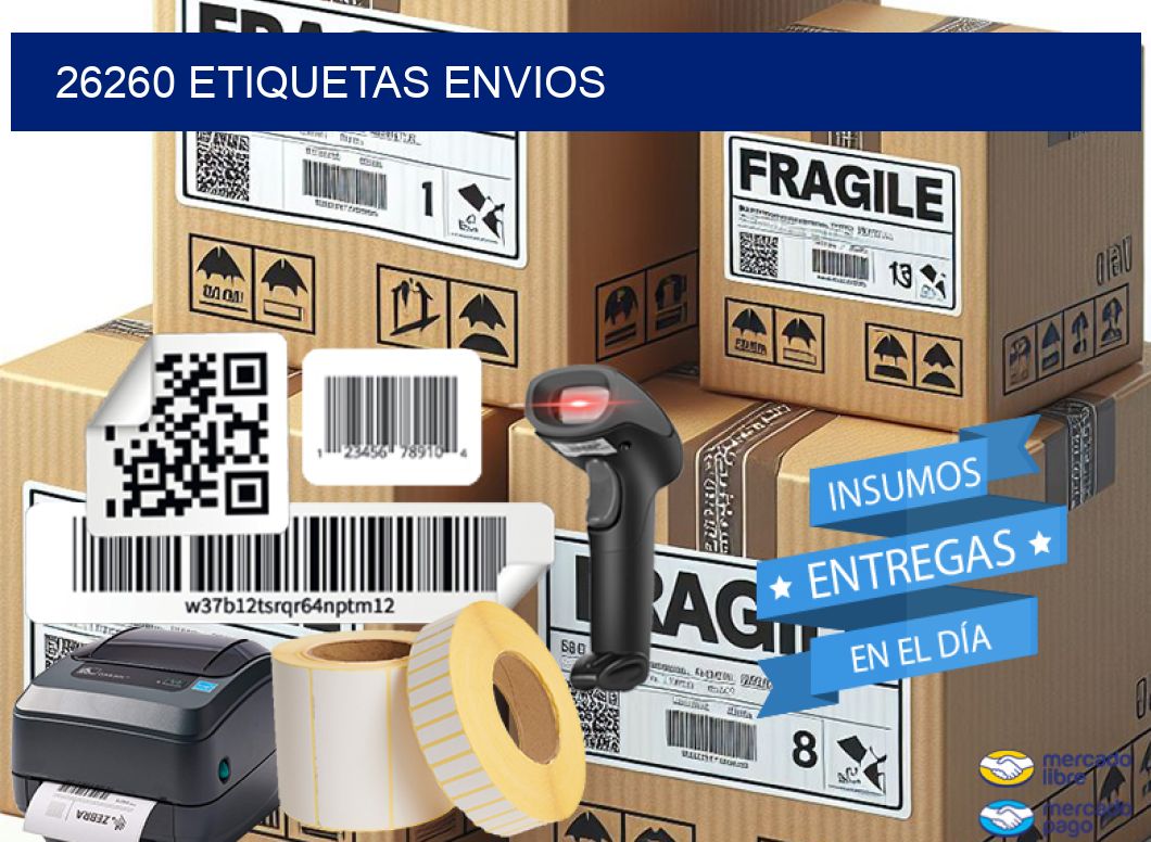26260 etiquetas envios