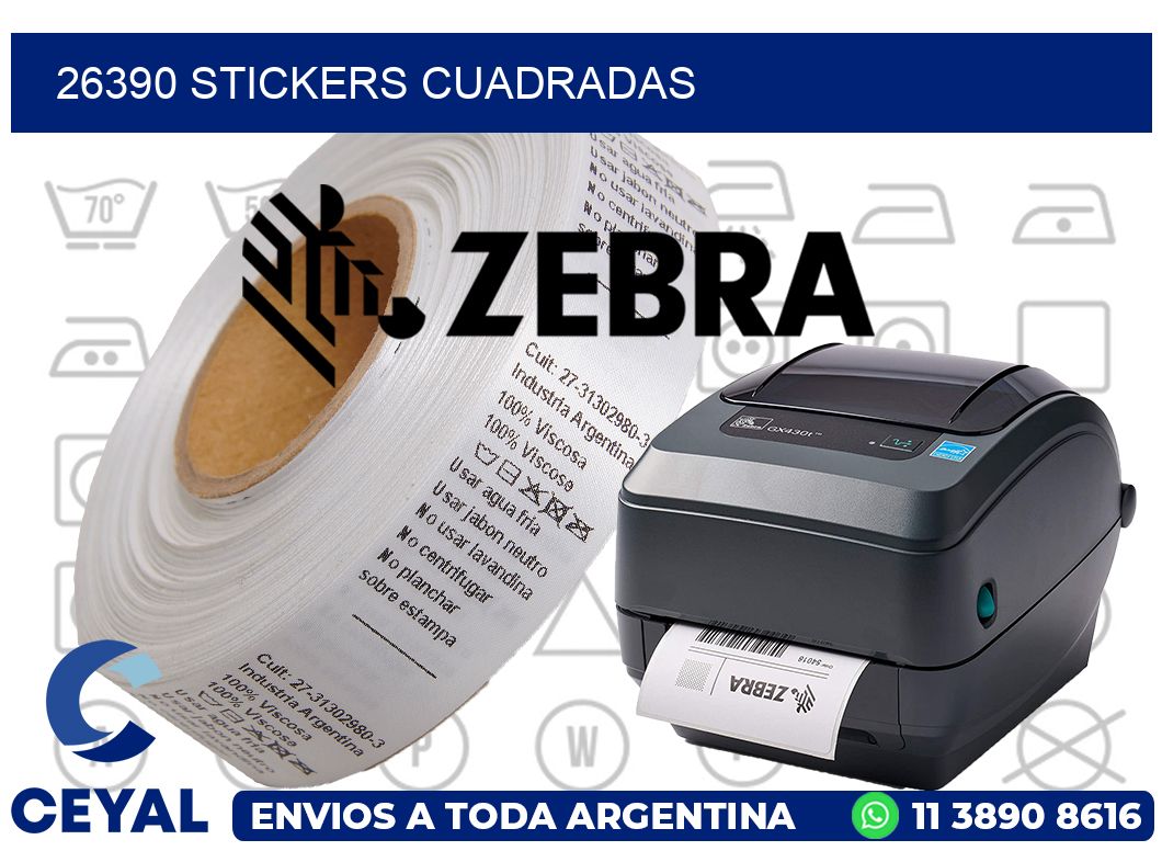 26390 Stickers cuadradas
