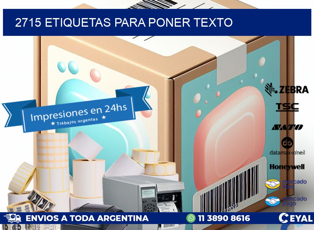 2715 ETIQUETAS PARA PONER TEXTO