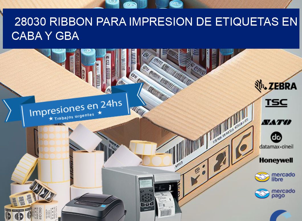 28030 RIBBON PARA IMPRESION DE ETIQUETAS EN CABA Y GBA