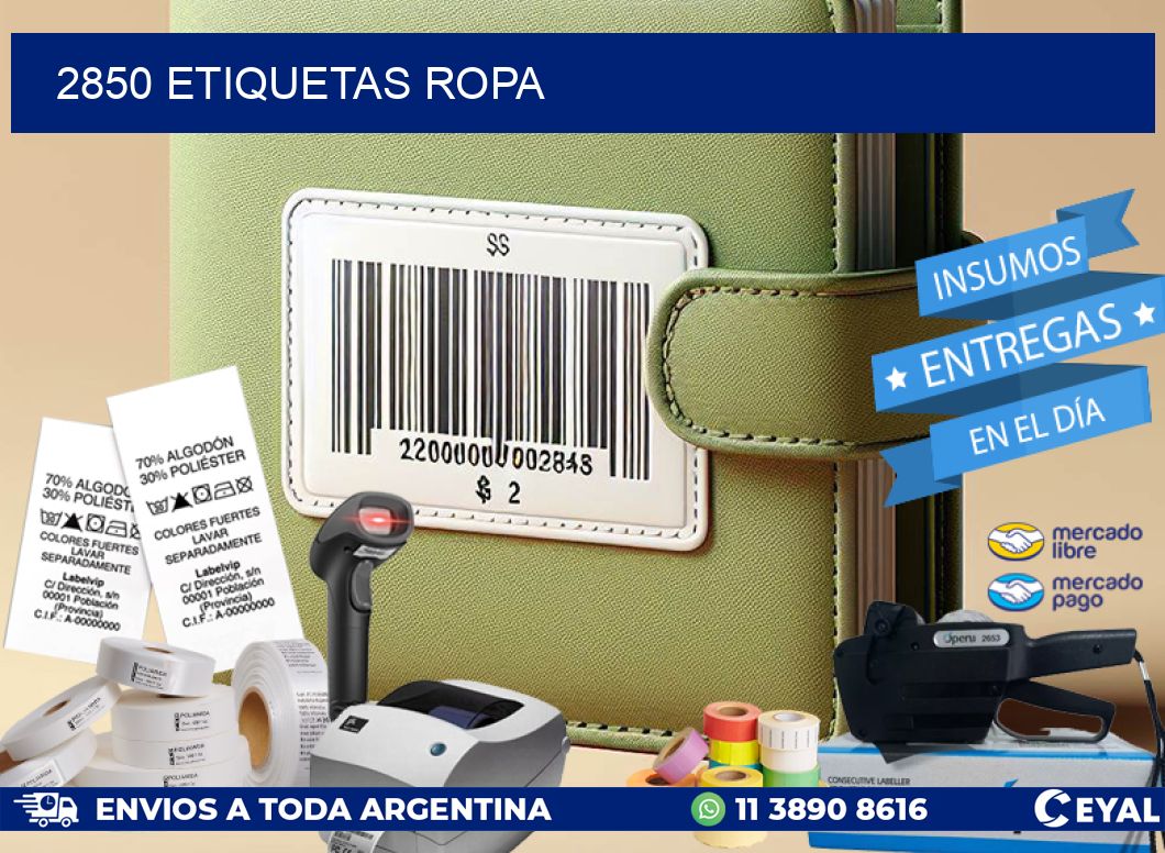 2850 ETIQUETAS ROPA