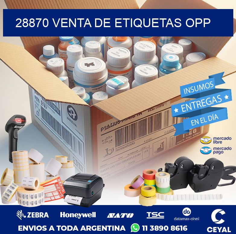 28870 VENTA DE ETIQUETAS OPP