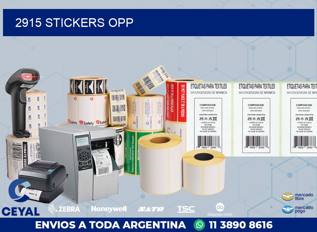 2915 STICKERS OPP