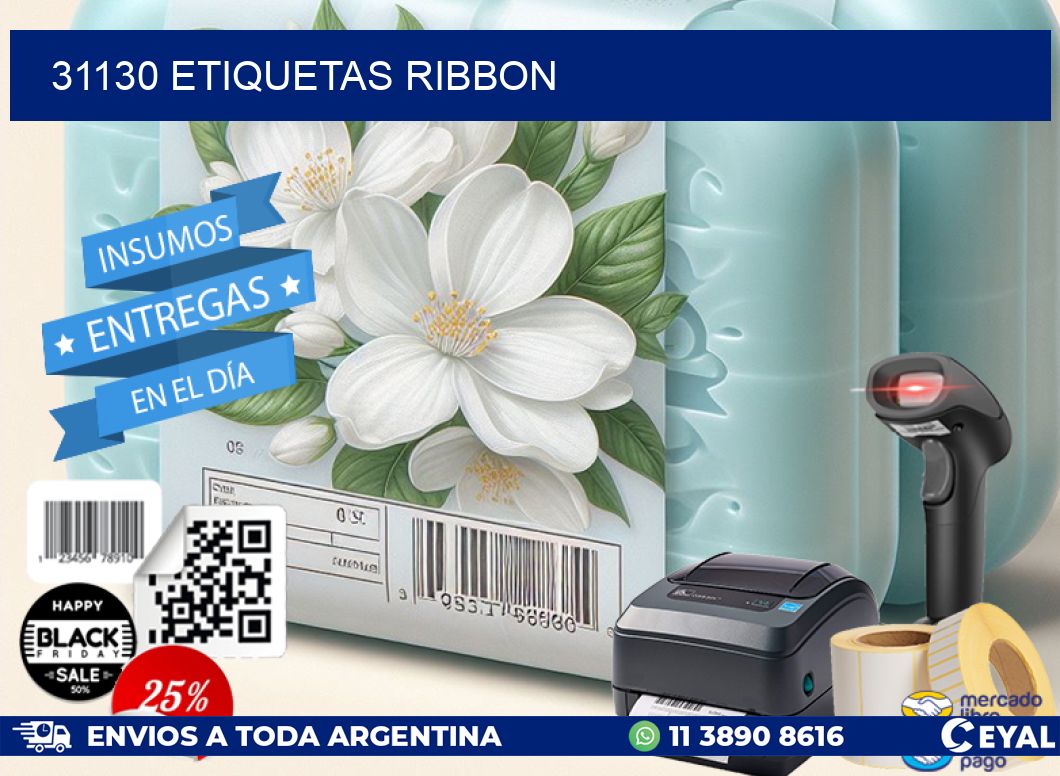 31130 ETIQUETAS RIBBON