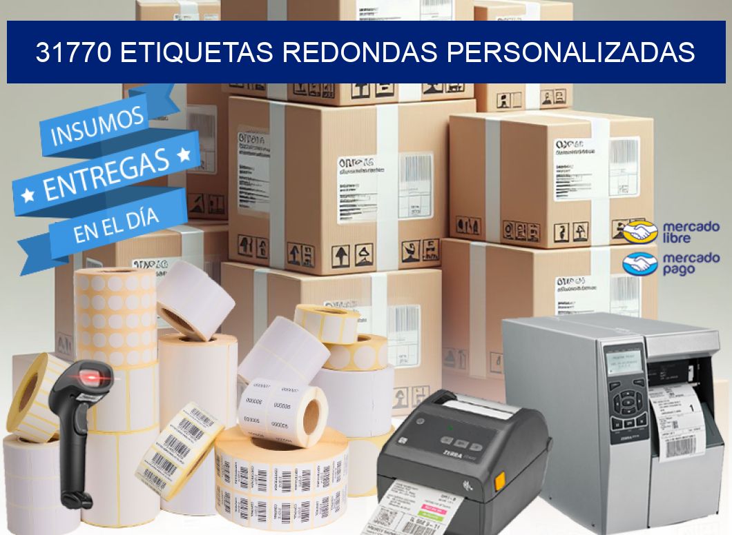 31770 ETIQUETAS REDONDAS PERSONALIZADAS