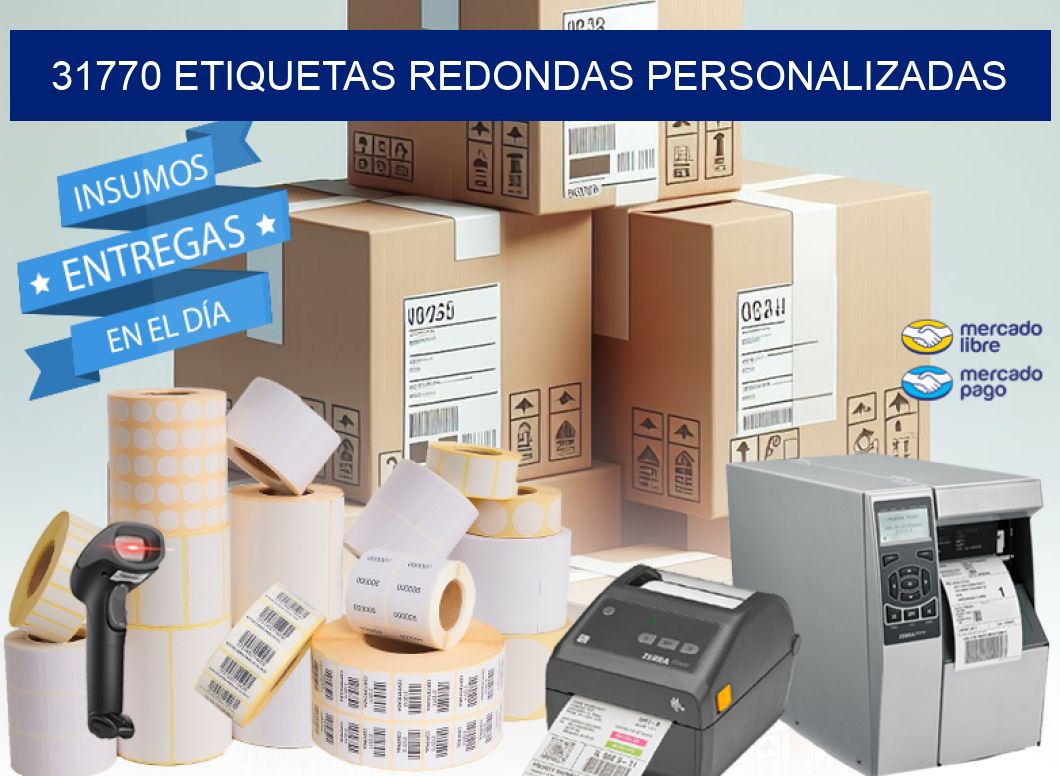 31770 ETIQUETAS REDONDAS PERSONALIZADAS