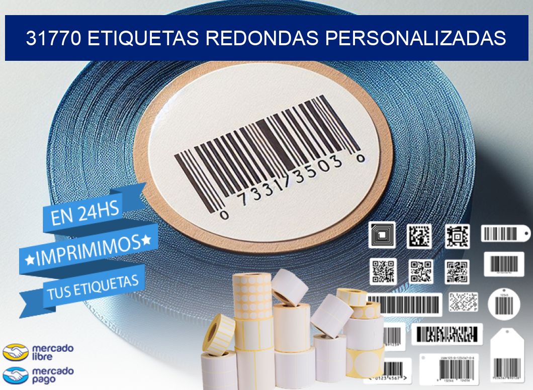 31770 ETIQUETAS REDONDAS PERSONALIZADAS