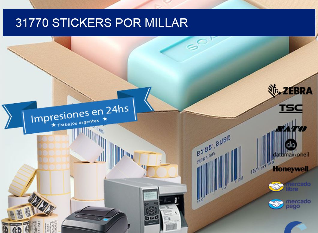 31770 STICKERS POR MILLAR