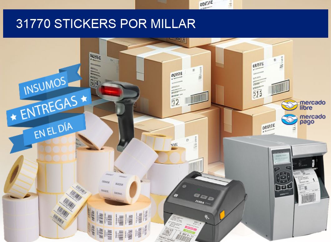 31770 STICKERS POR MILLAR