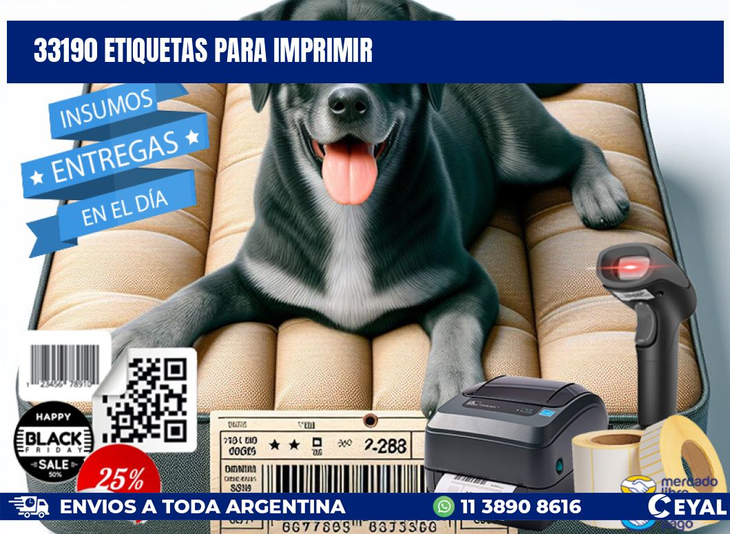 33190 etiquetas para imprimir