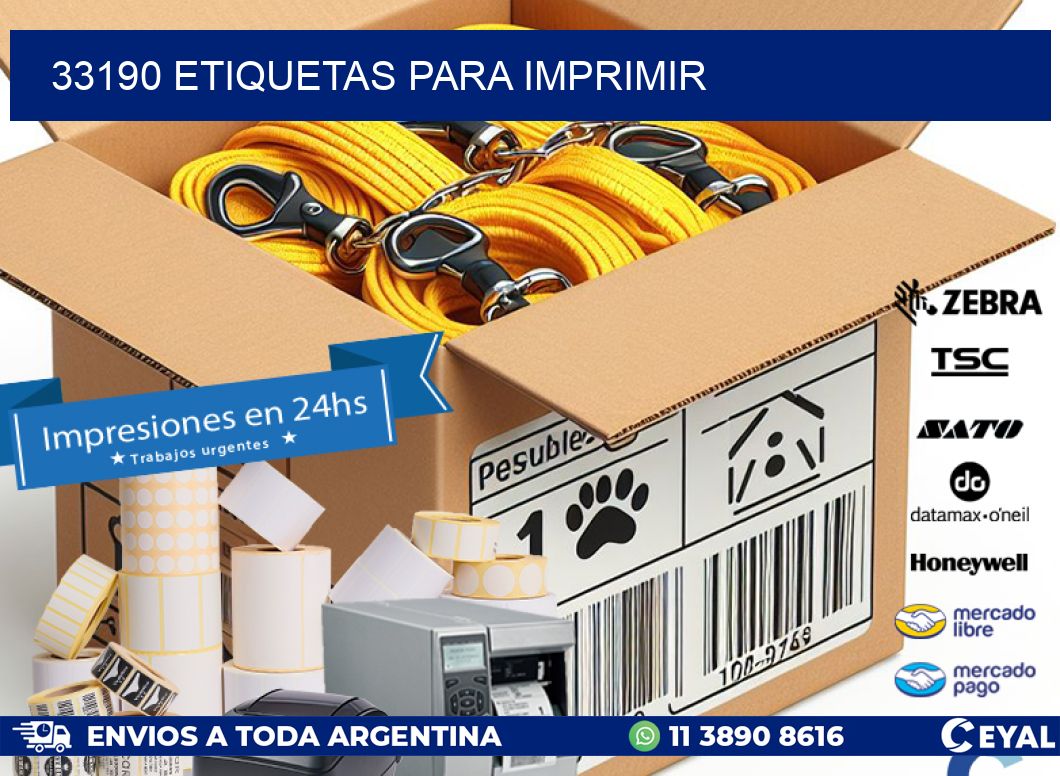 33190 etiquetas para imprimir