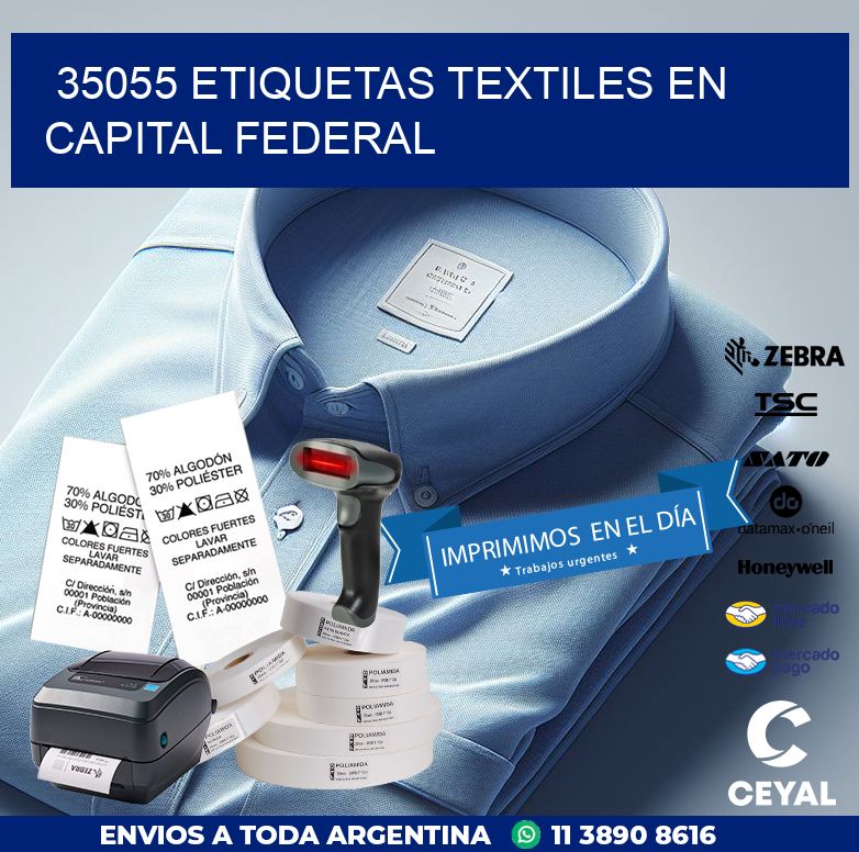 35055 ETIQUETAS TEXTILES EN CAPITAL FEDERAL