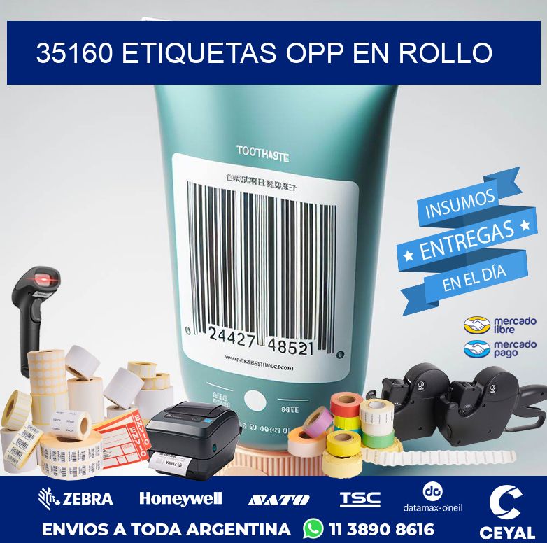 35160 ETIQUETAS OPP EN ROLLO