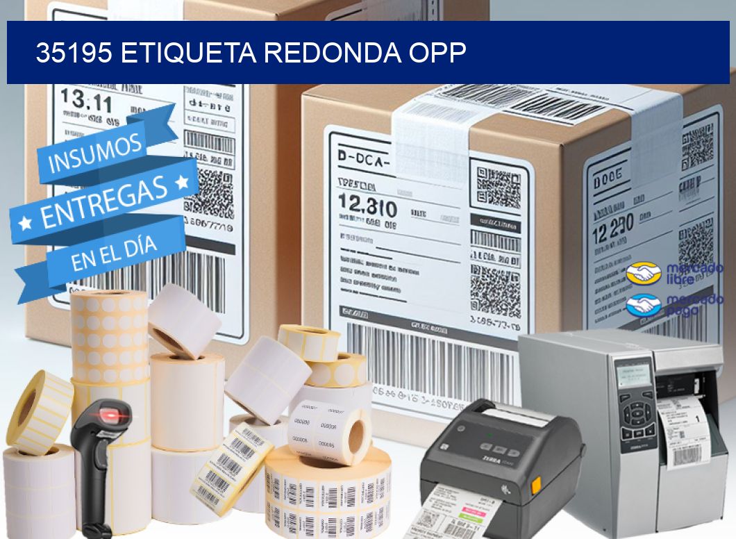 35195 ETIQUETA REDONDA OPP
