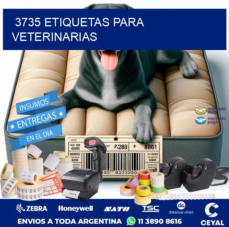 3735 ETIQUETAS PARA VETERINARIAS