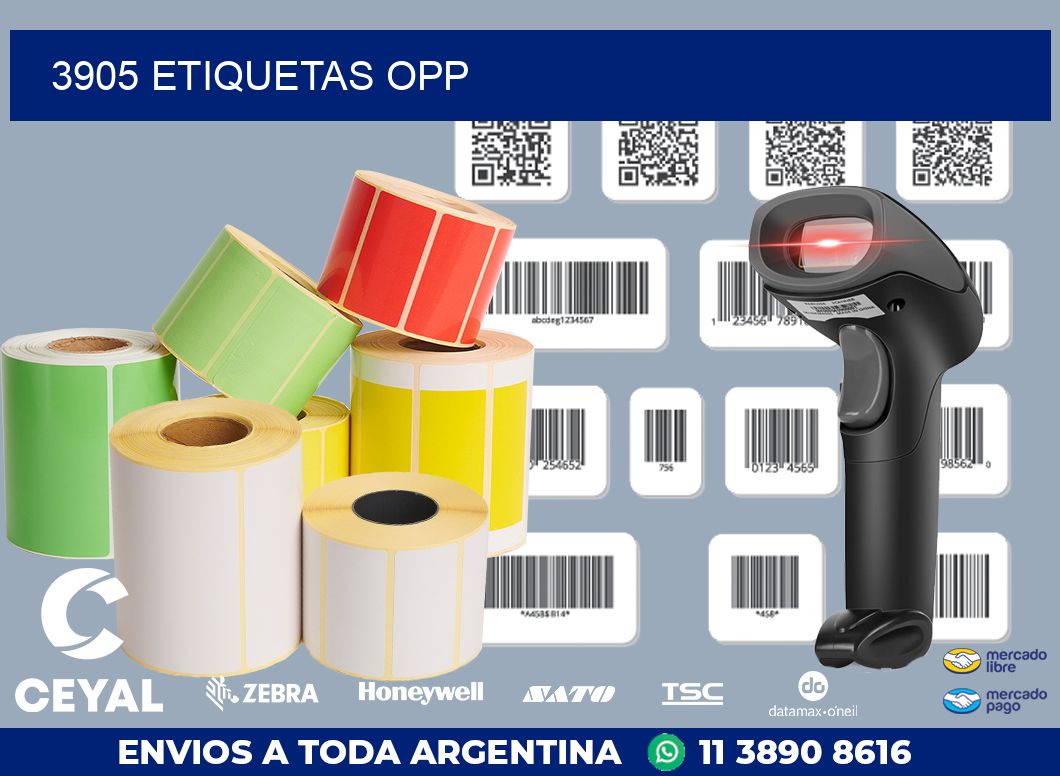 3905 ETIQUETAS OPP