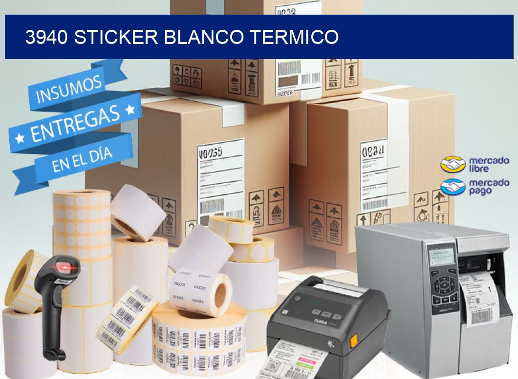 3940 sticker blanco termico