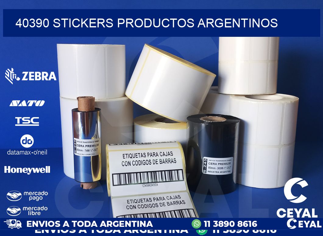 40390 stickers productos argentinos
