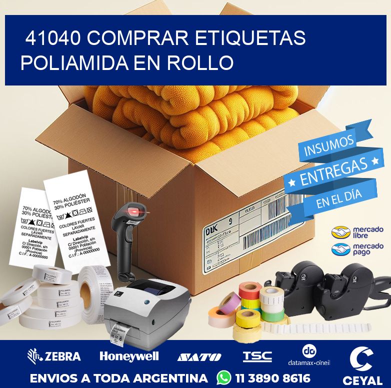 41040 COMPRAR ETIQUETAS POLIAMIDA EN ROLLO