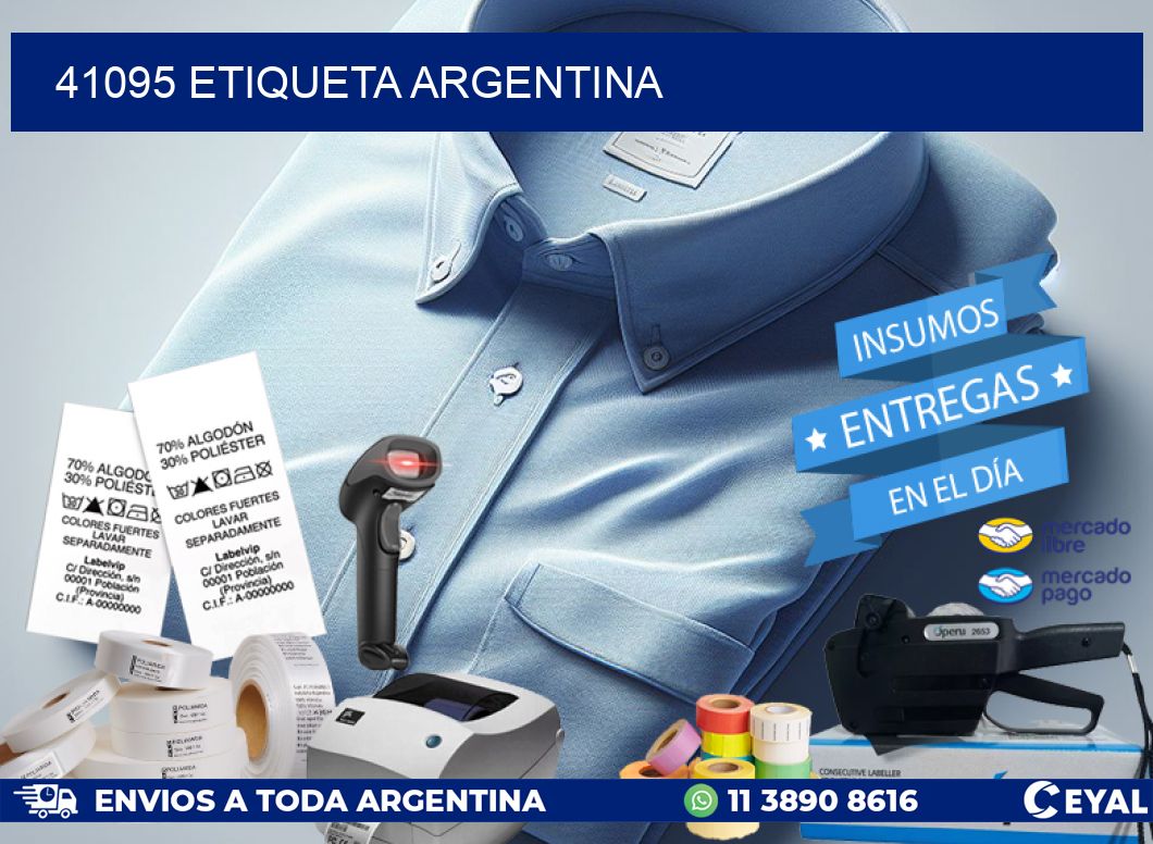 41095 ETIQUETA ARGENTINA