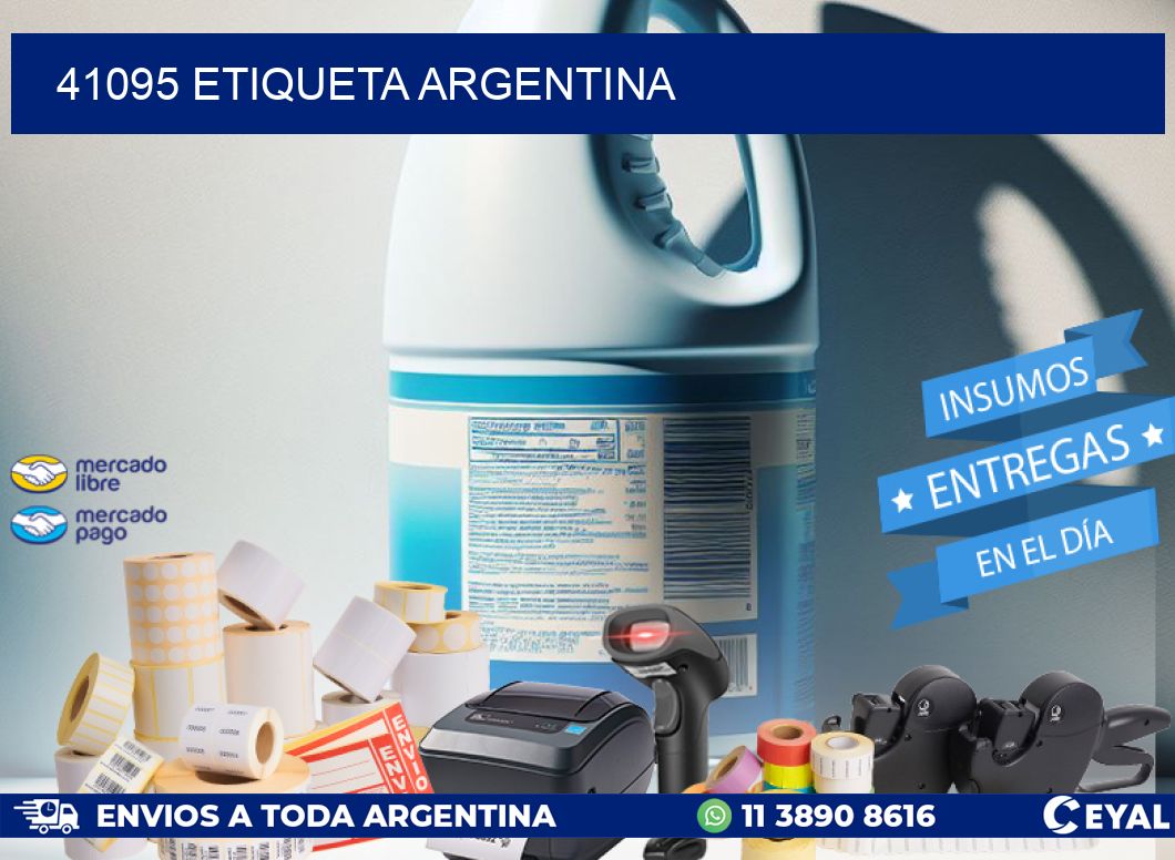 41095 ETIQUETA ARGENTINA