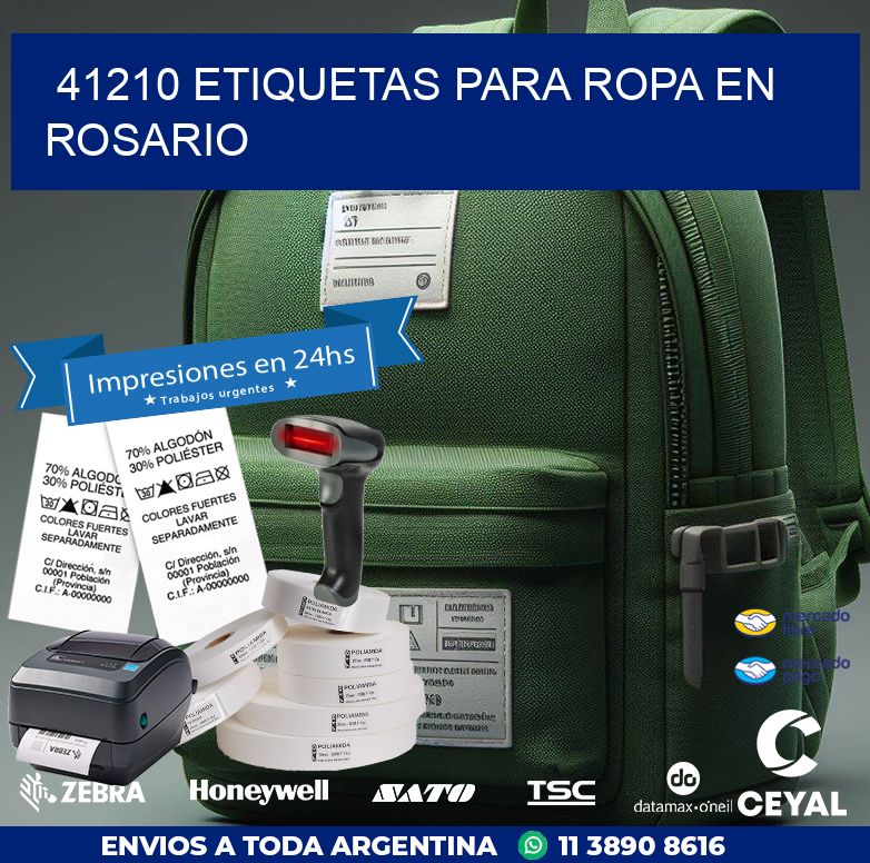 41210 ETIQUETAS PARA ROPA EN ROSARIO