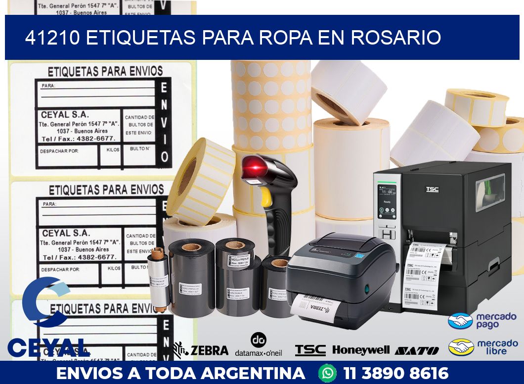 41210 ETIQUETAS PARA ROPA EN ROSARIO