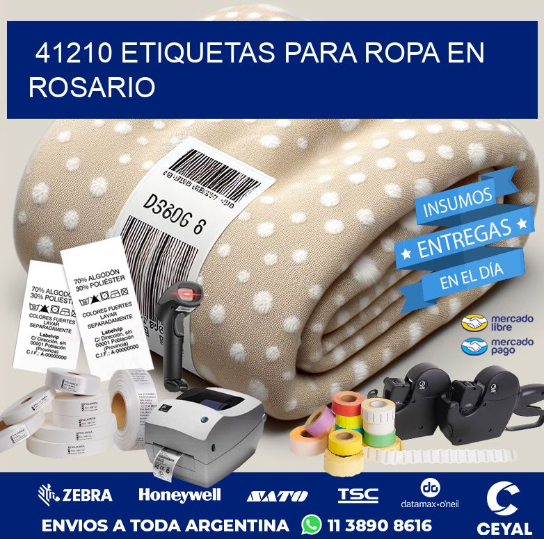 41210 ETIQUETAS PARA ROPA EN ROSARIO