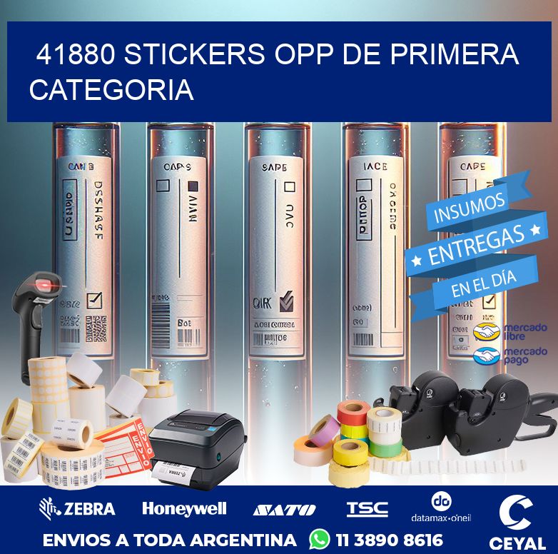 41880 STICKERS OPP DE PRIMERA CATEGORIA