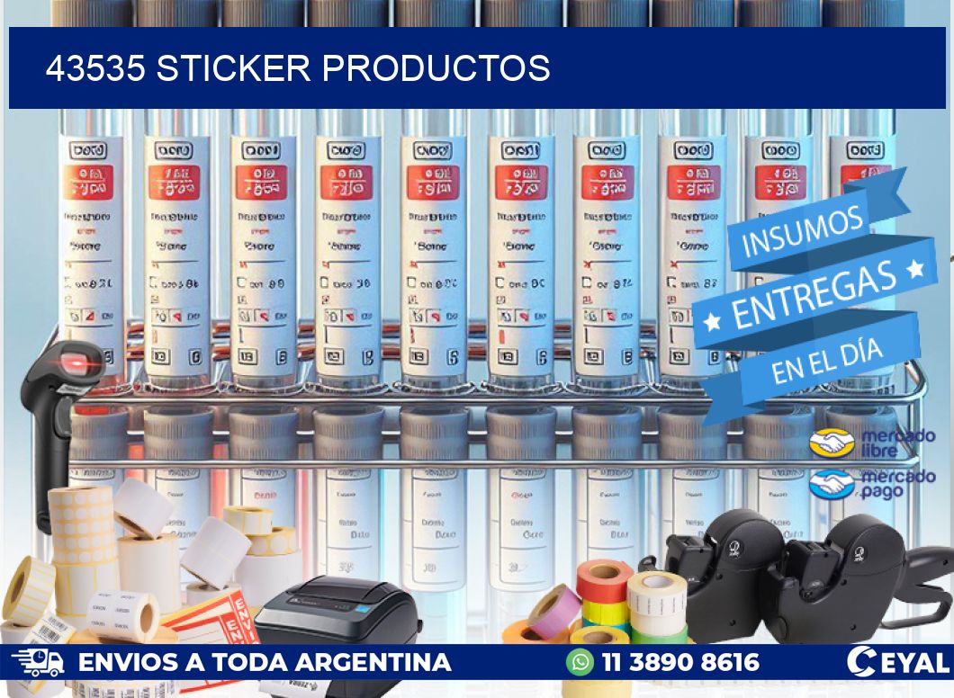 43535 STICKER PRODUCTOS