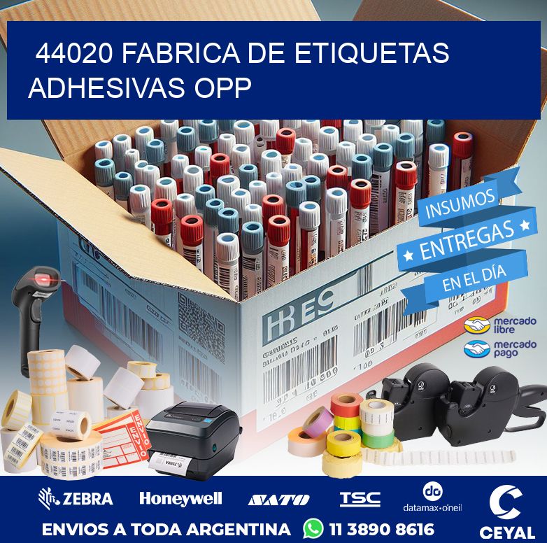 44020 FABRICA DE ETIQUETAS ADHESIVAS OPP