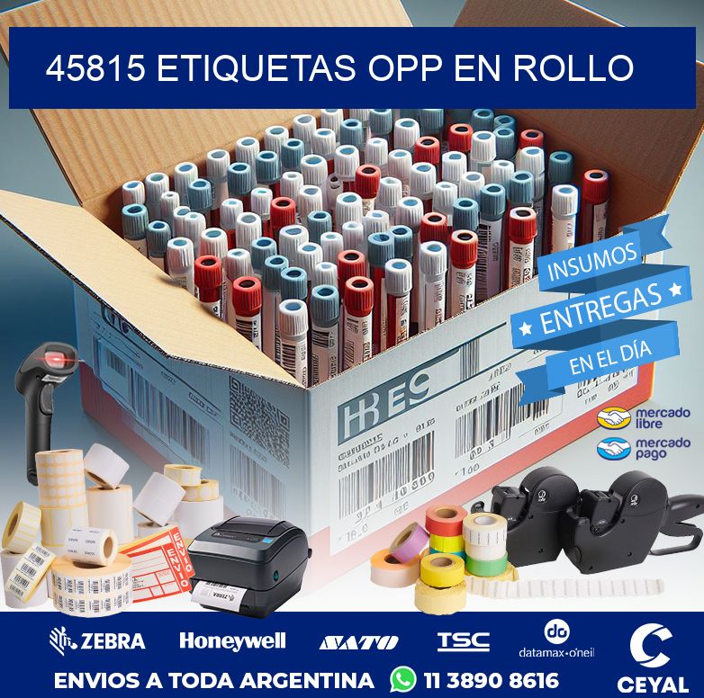 45815 ETIQUETAS OPP EN ROLLO