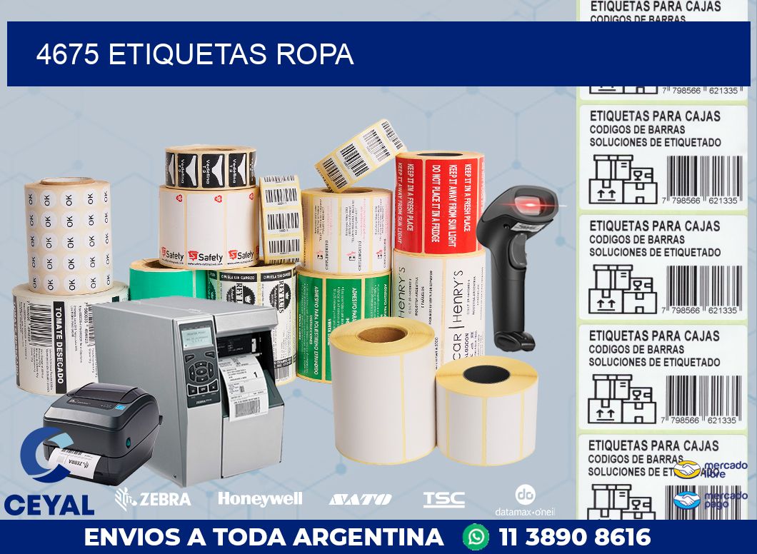 4675 ETIQUETAS ROPA