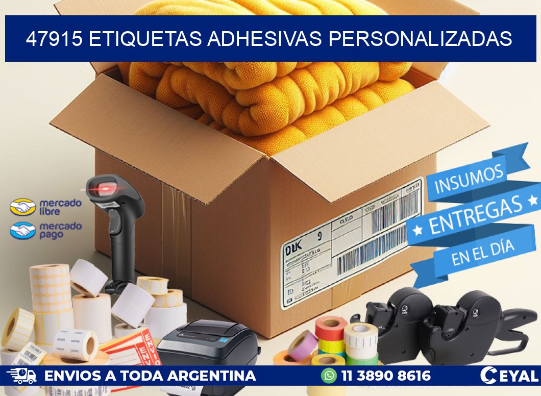 47915 Etiquetas adhesivas personalizadas