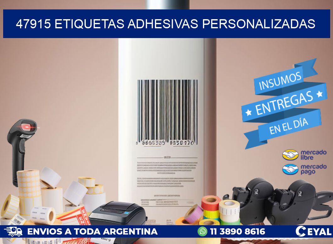 47915 Etiquetas adhesivas personalizadas