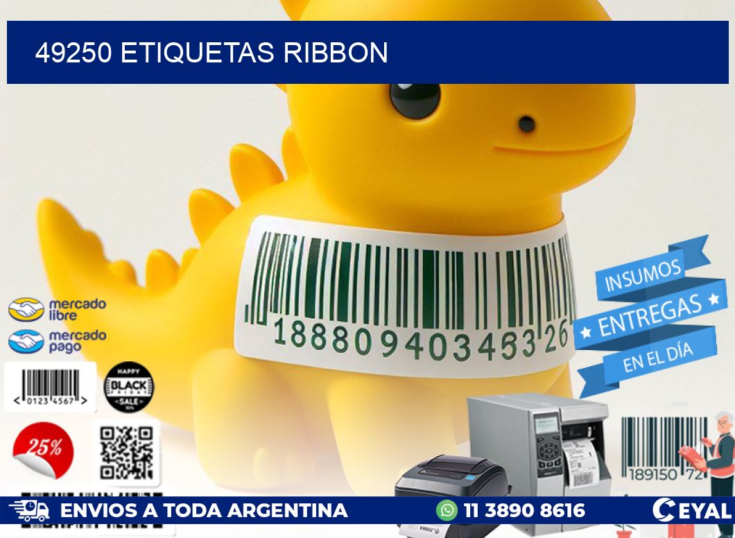 49250 ETIQUETAS RIBBON