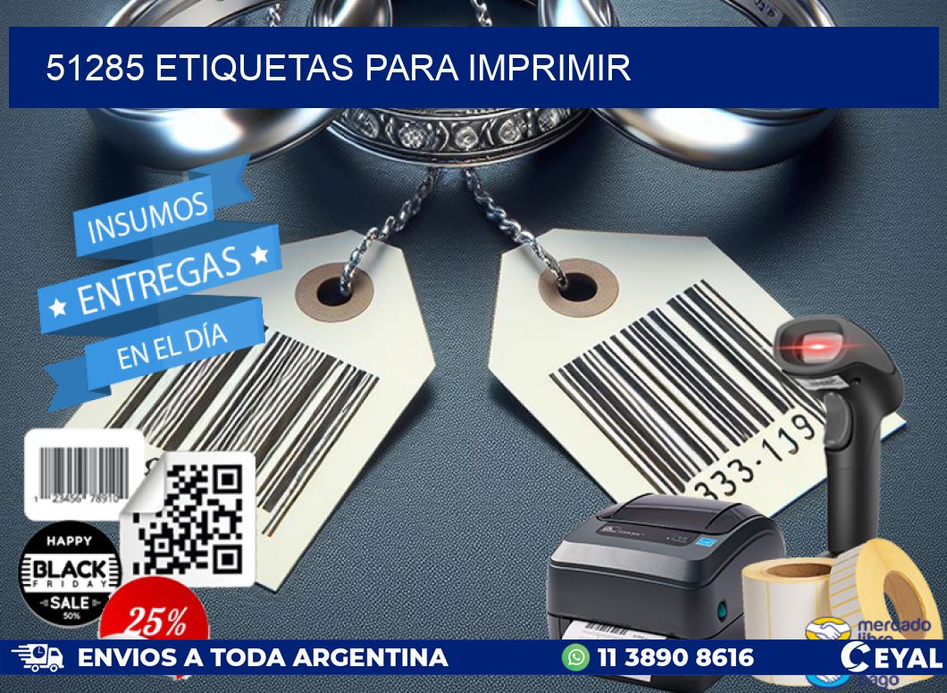 51285 etiquetas para imprimir