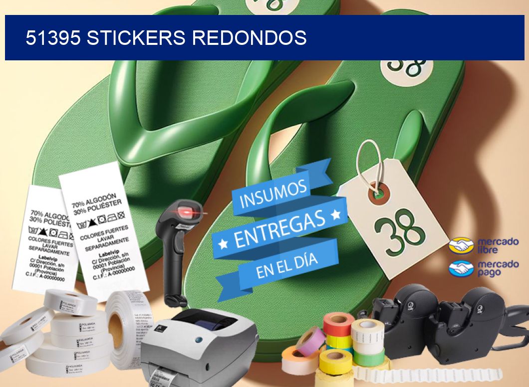 51395 STICKERS REDONDOS
