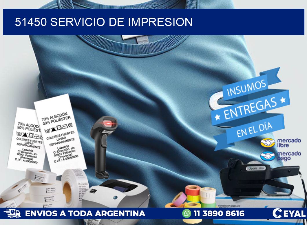 51450 SERVICIO DE IMPRESION