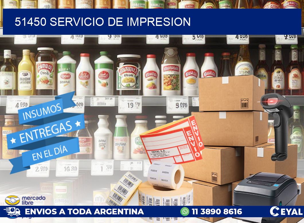 51450 SERVICIO DE IMPRESION