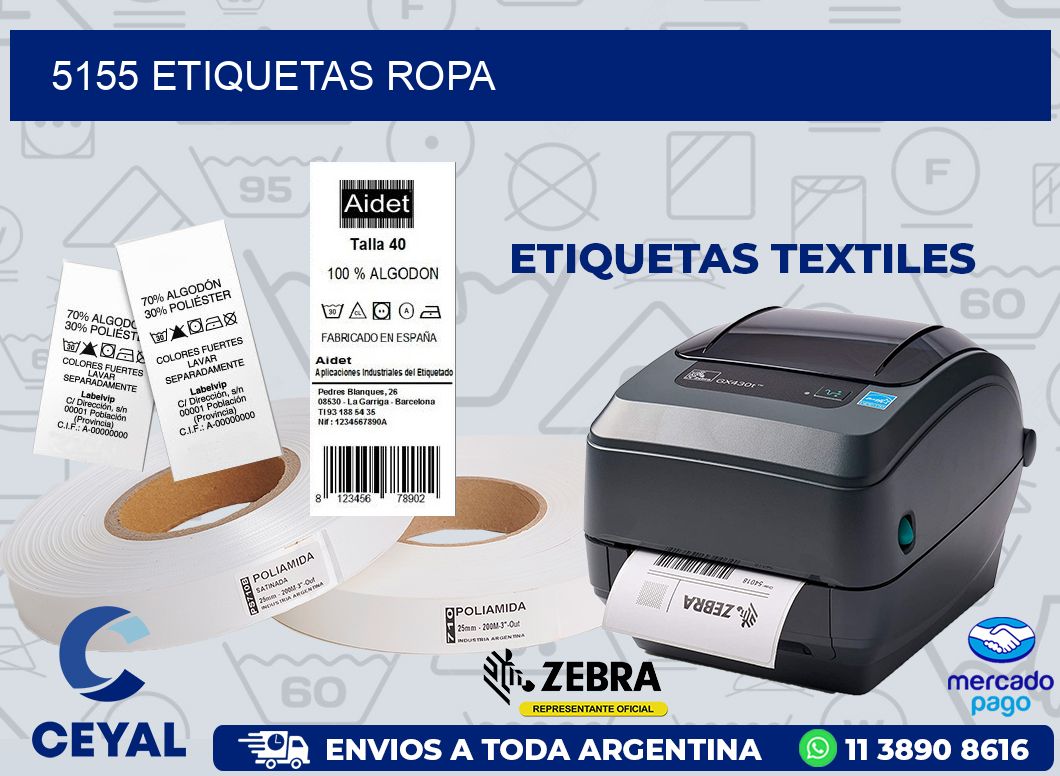 5155 ETIQUETAS ROPA