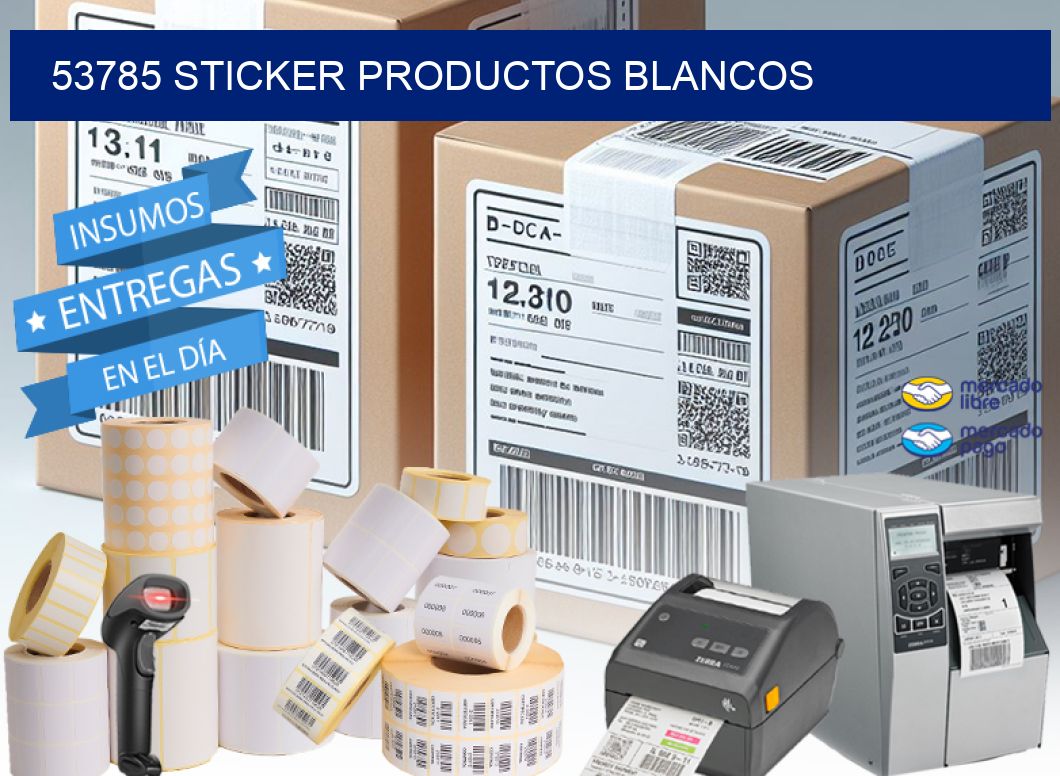 53785 STICKER PRODUCTOS BLANCOS