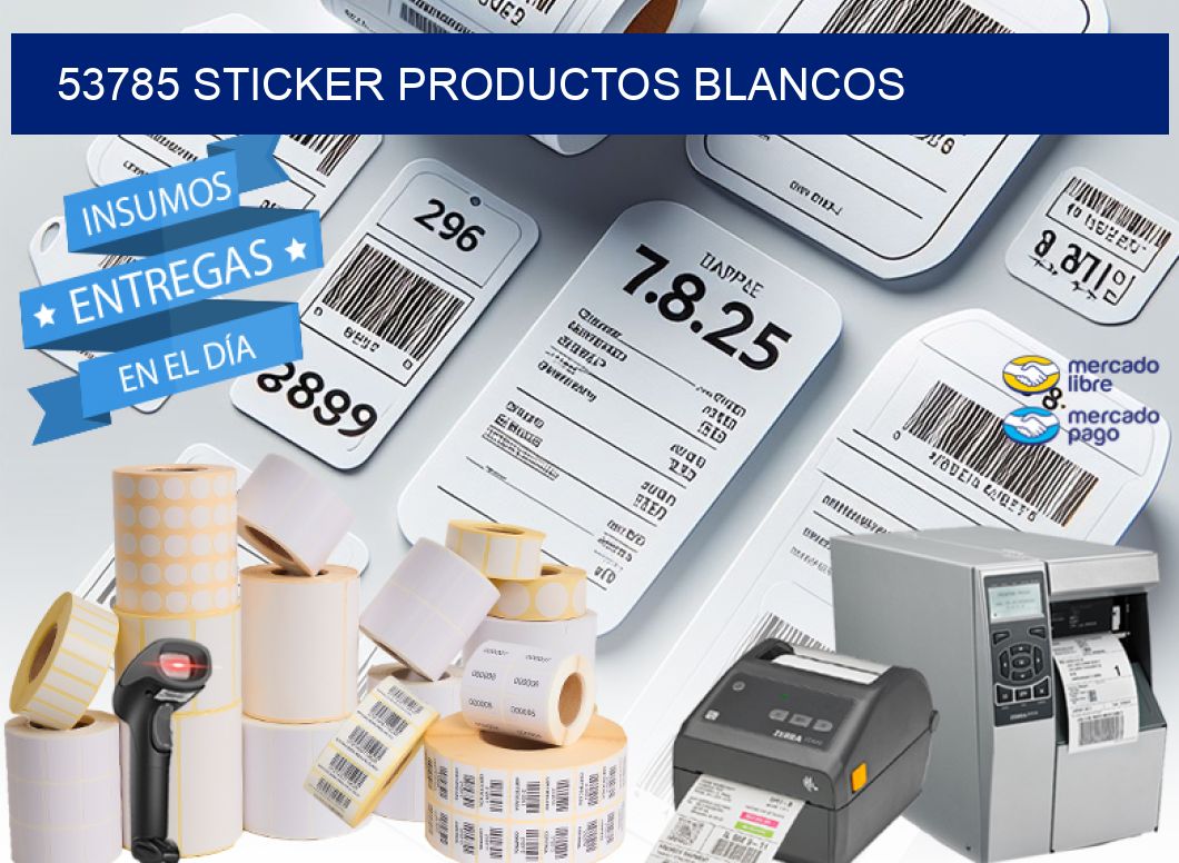 53785 STICKER PRODUCTOS BLANCOS