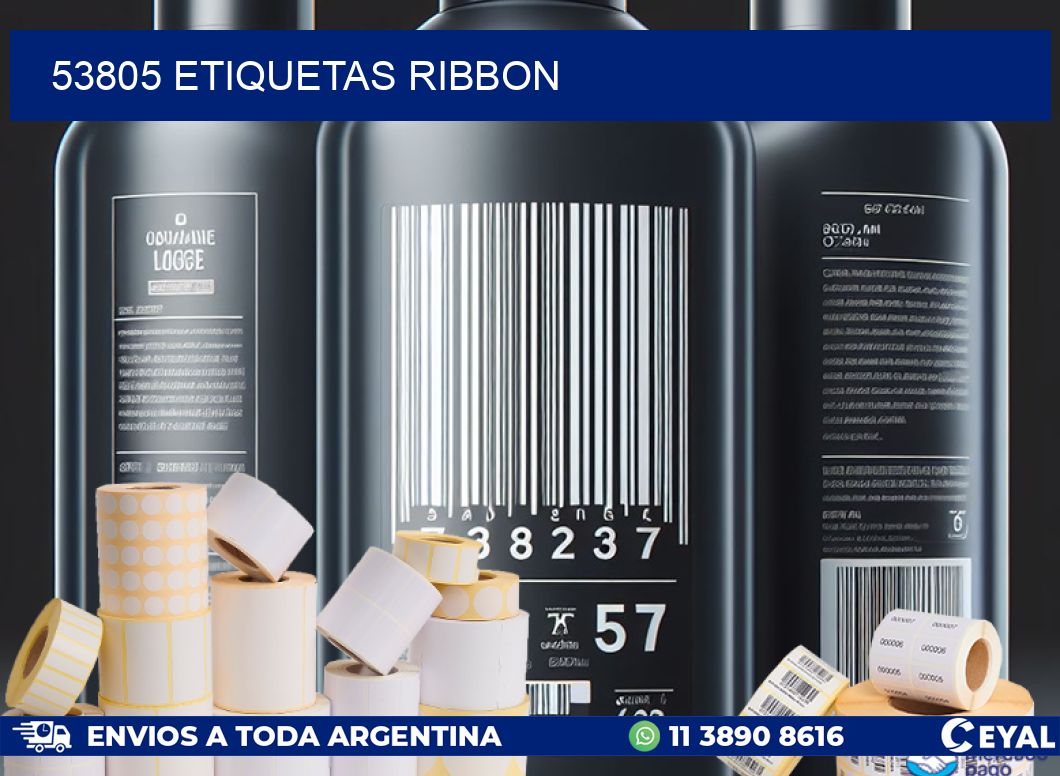 53805 ETIQUETAS RIBBON