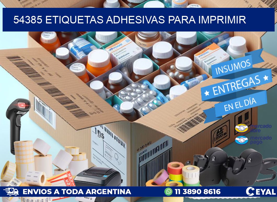 54385 Etiquetas adhesivas para imprimir
