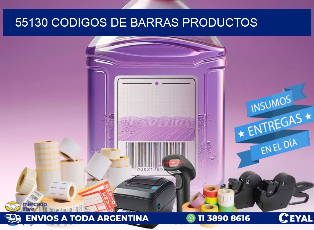 55130 Codigos de barras productos