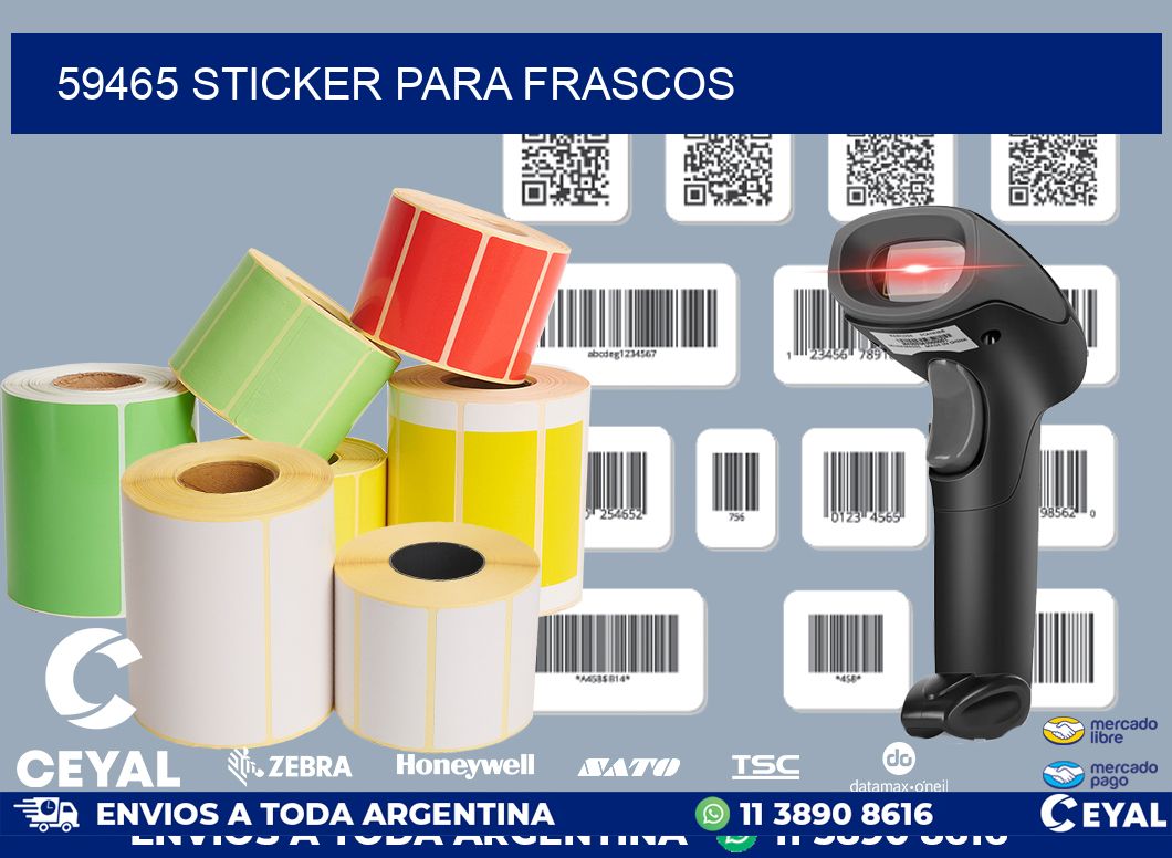 59465 STICKER PARA FRASCOS