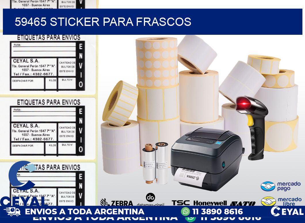 59465 STICKER PARA FRASCOS