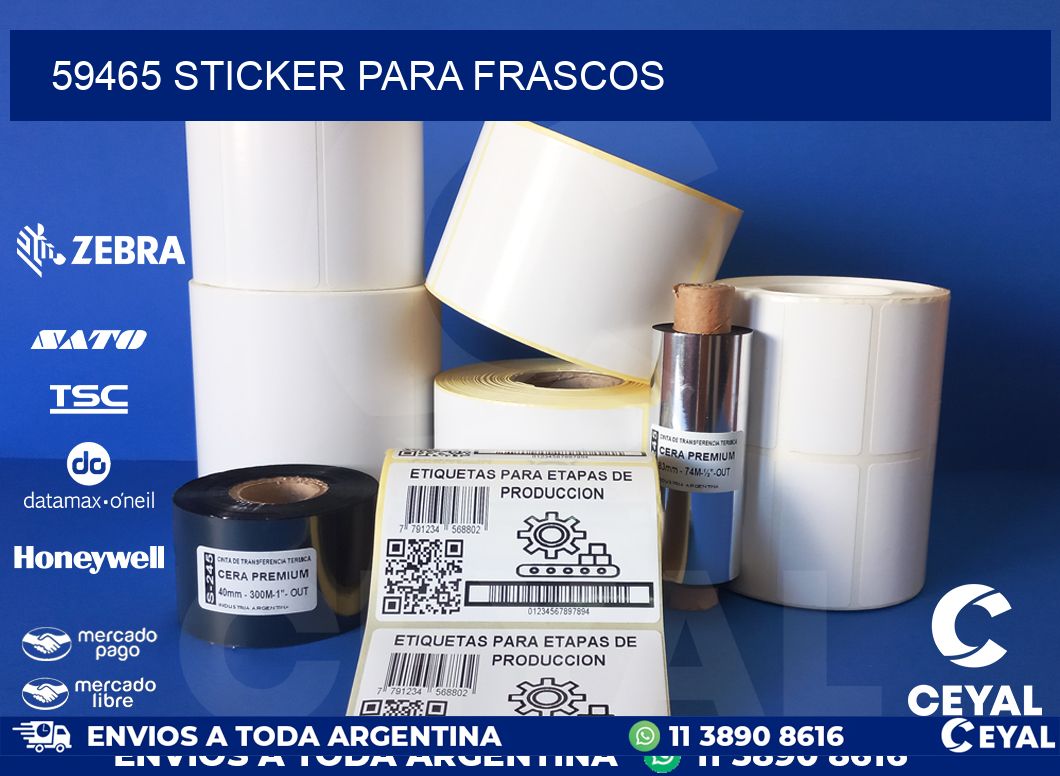 59465 STICKER PARA FRASCOS
