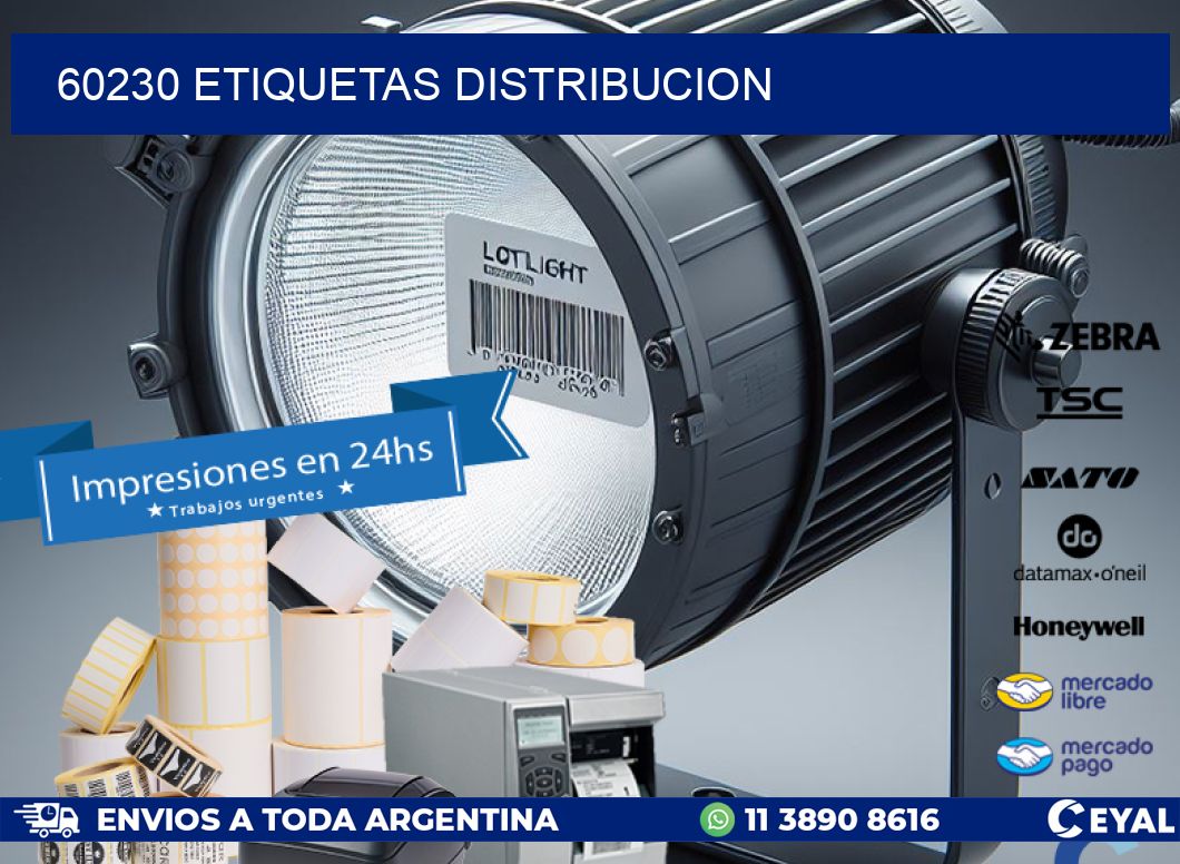 60230 etiquetas distribucion